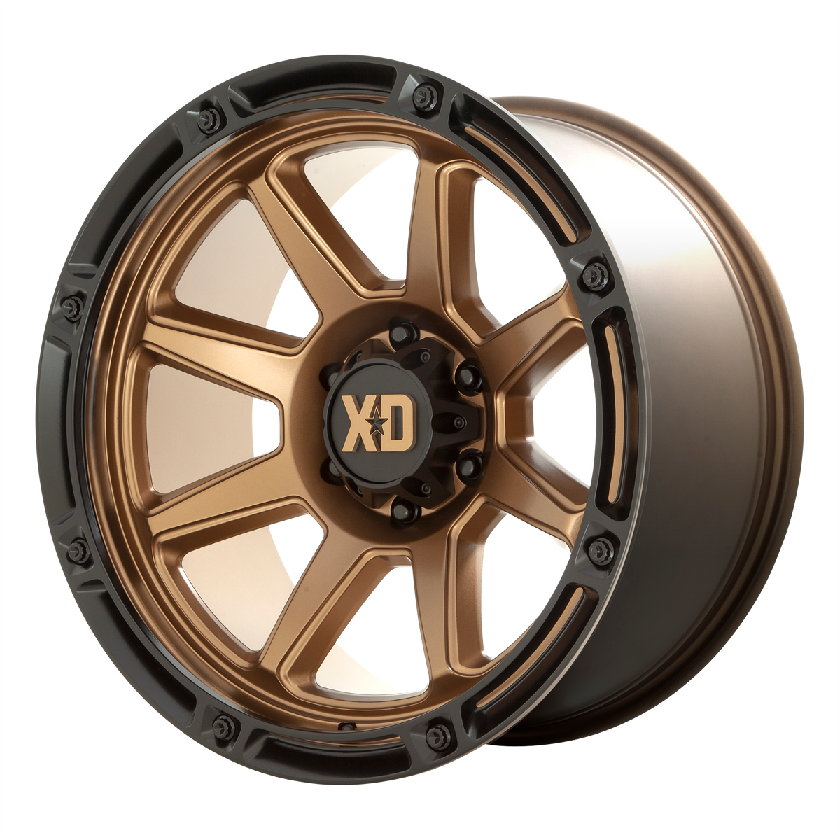 XD Series Wheels XD863 Matte Bronze with Black Lip