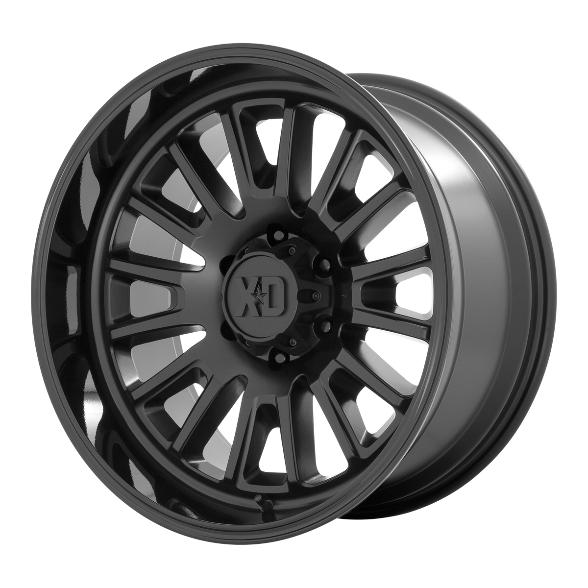 XD Series Wheels XD864 Rover Satin Black with Gloss Black Lip
