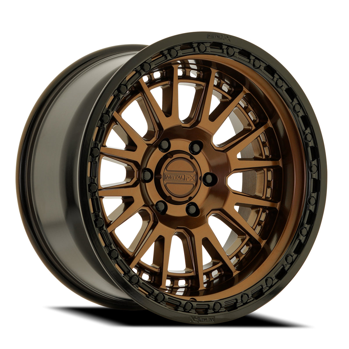 Metal FX Wheels Slayer Truck Smoked Bronze Center Gloss Black Lip