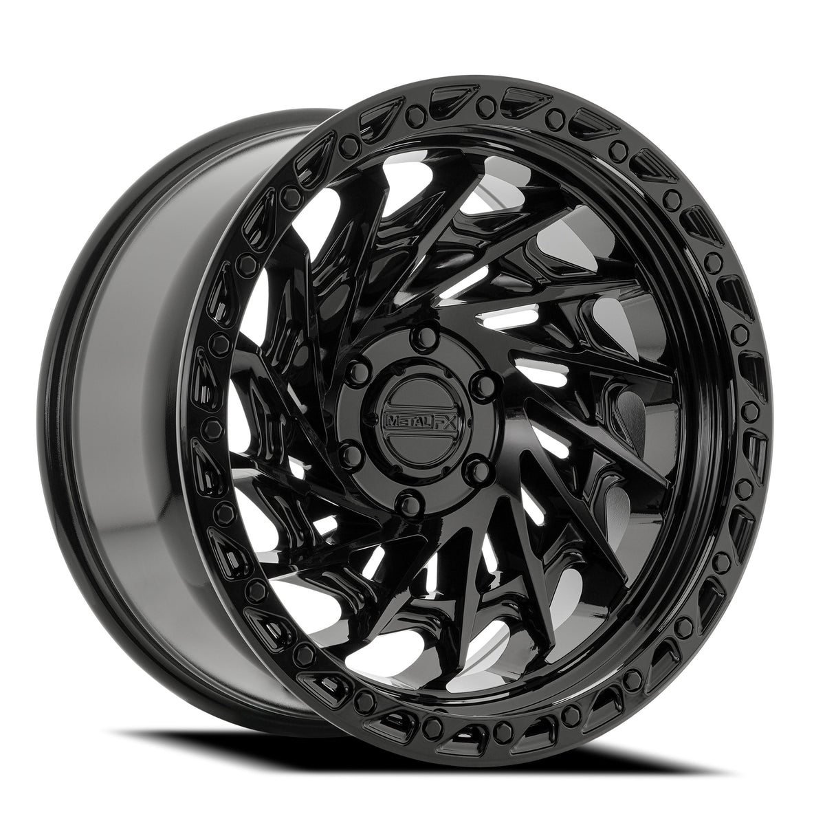 Metal FX Wheels Typhoon Truck Gloss Black