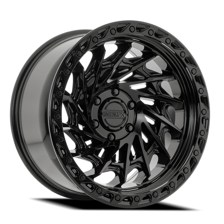 Metal FX Wheels Typhoon Truck Gloss Black