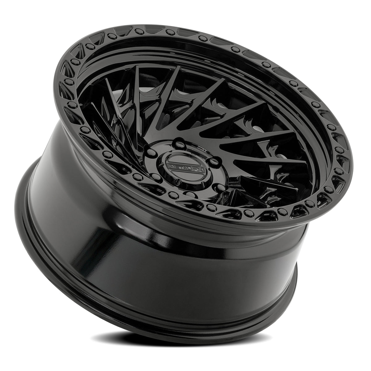 Metal FX Wheels Typhoon Truck Gloss Black