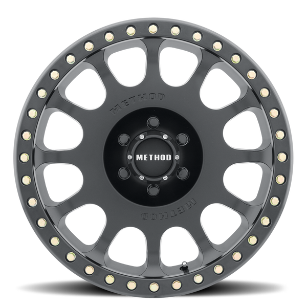 Method Race Wheels MR105 Beadlock Matte Black 6 lug