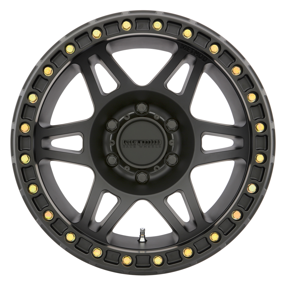 Method Race Wheels MR106 Beadlock Matte Black 6 lug