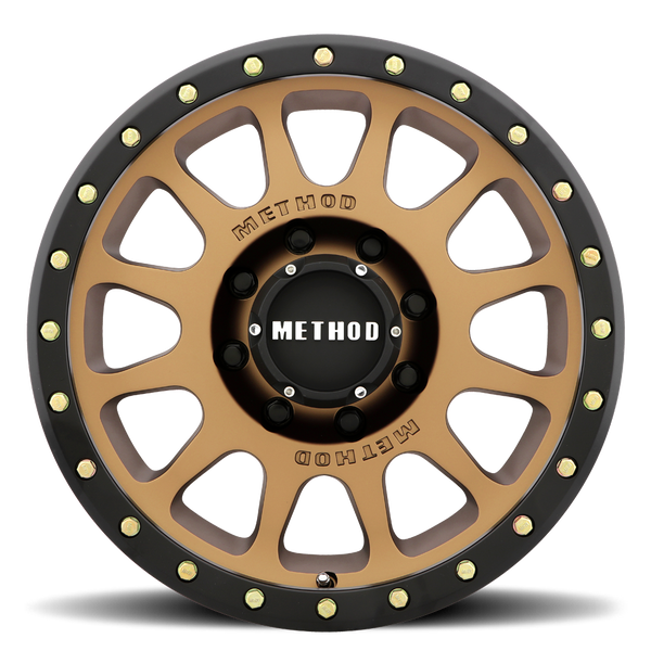 Method Race Wheels MR305 NV HD Method Bronze with Matte Black Lip 8 lug