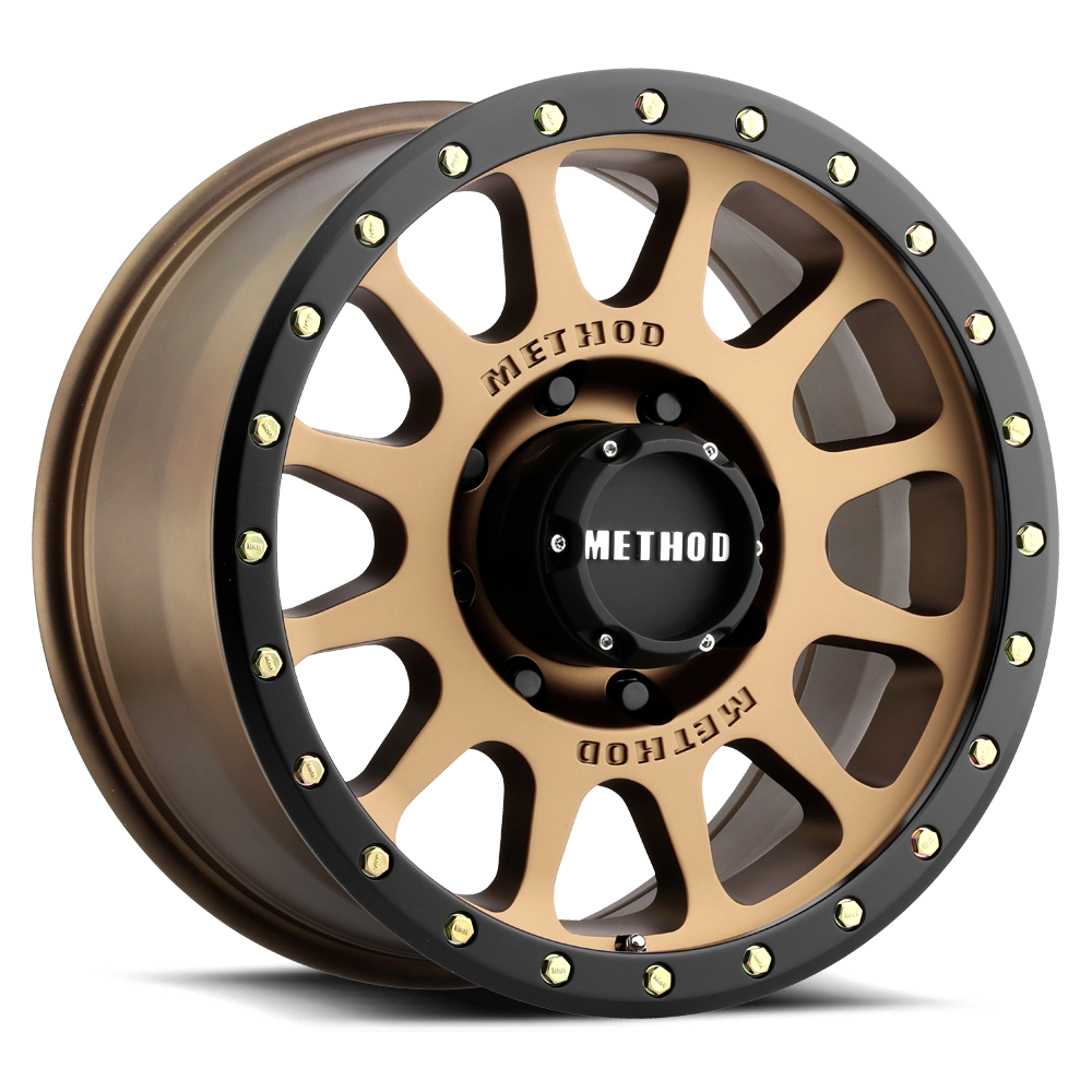 Method Race Wheels MR305 NV HD Method Bronze with Matte Black Lip 8 lug