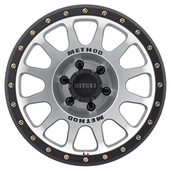 Method Race Wheels MR305 NV Machined with Matte Black Lip 6 lug