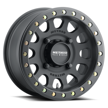 Method Race Wheels MR401 UTV Beadlock Matte Black 4 lug