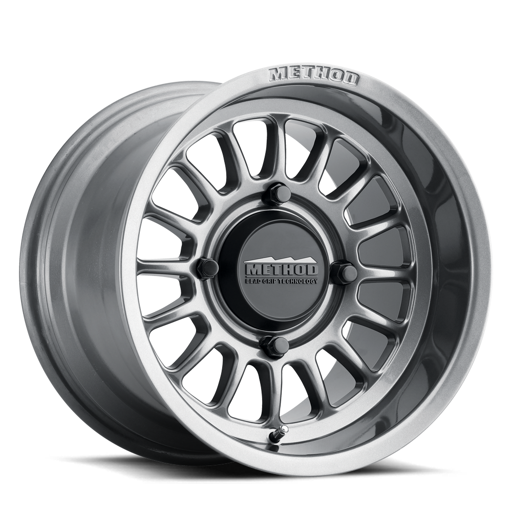 Method Race Wheels MR411 Bead Grip Gloss Titanium 4 lug