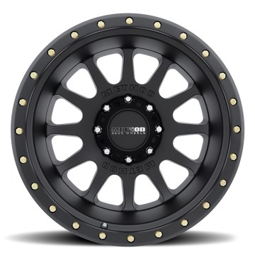 Method Race Wheels MR605 NV Matte Black 8 lug