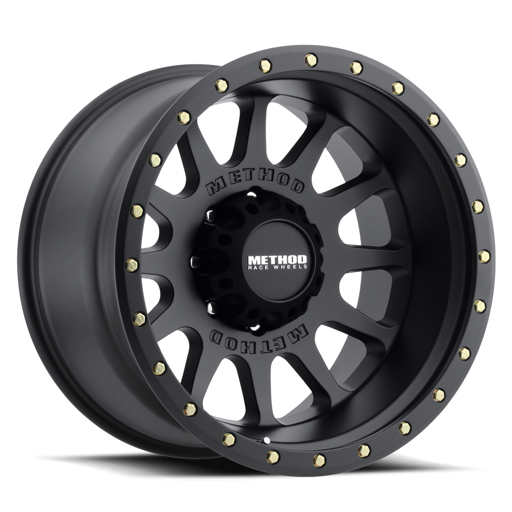 Method Race Wheels MR605 NV Matte Black 8 lug