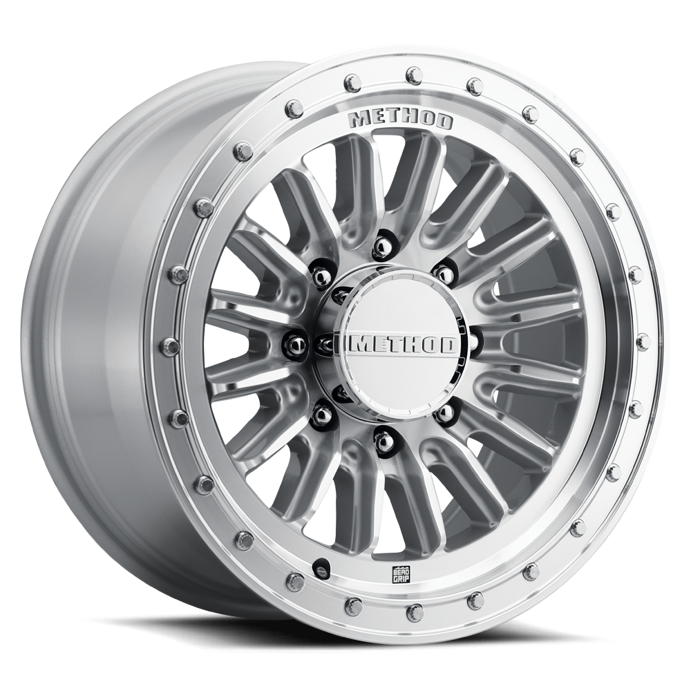 Method Race Wheels MR711 HD Bead Grip Machined Clear Coat 8 lug