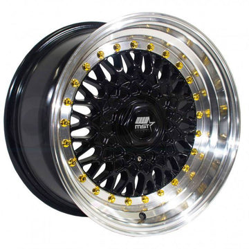 MST Wheels MT13 Black Machine Lip