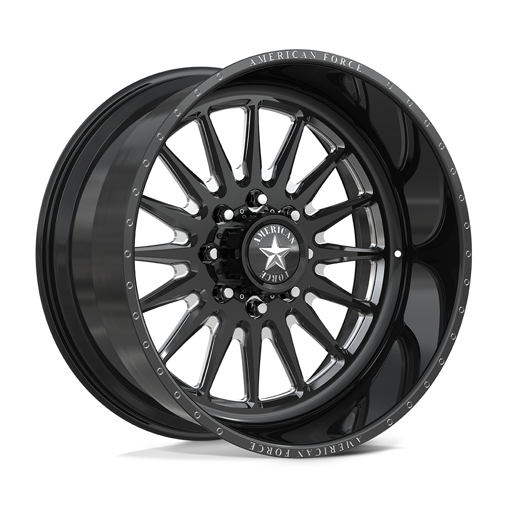 American Force Wheels Afw Phase Ss Gloss Black Machined