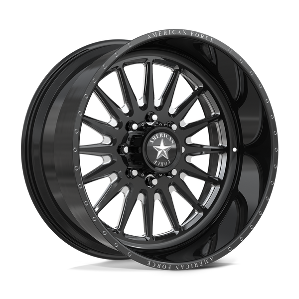 American Force Wheels Afw Phase Ss Gloss Black Machined