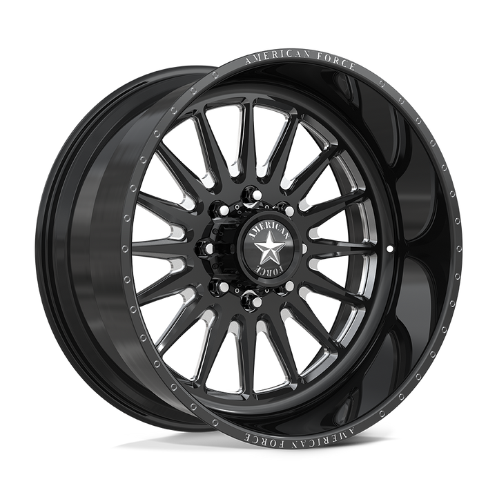 American Force Wheels Afw Phase Ss Gloss Black Machined