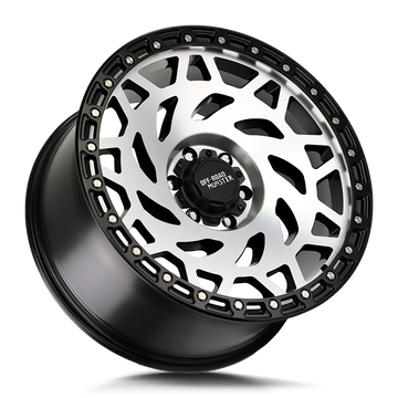 Off-Road Monster Wheels M50 Gloss Black Machine Black Ring - Wheels Outlet