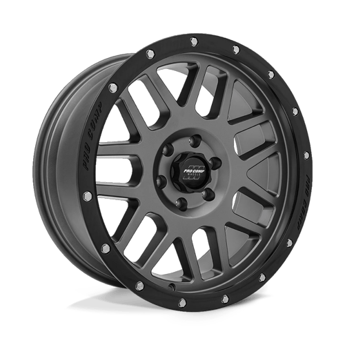 Pro Comp Wheels PA40 Vertigo Dark Gray with Black Lip