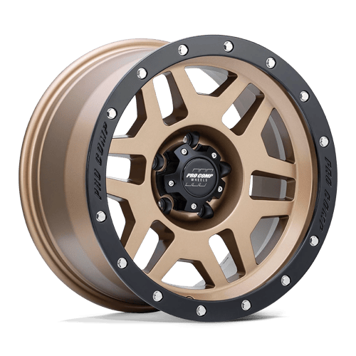 Pro Comp Wheels PA41 Phaser Matte Bronze with Black Lip