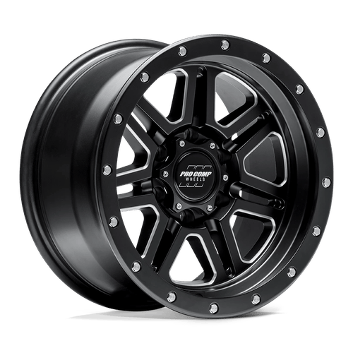 Pro Comp Wheels PA62 Apex Satin Black Milled