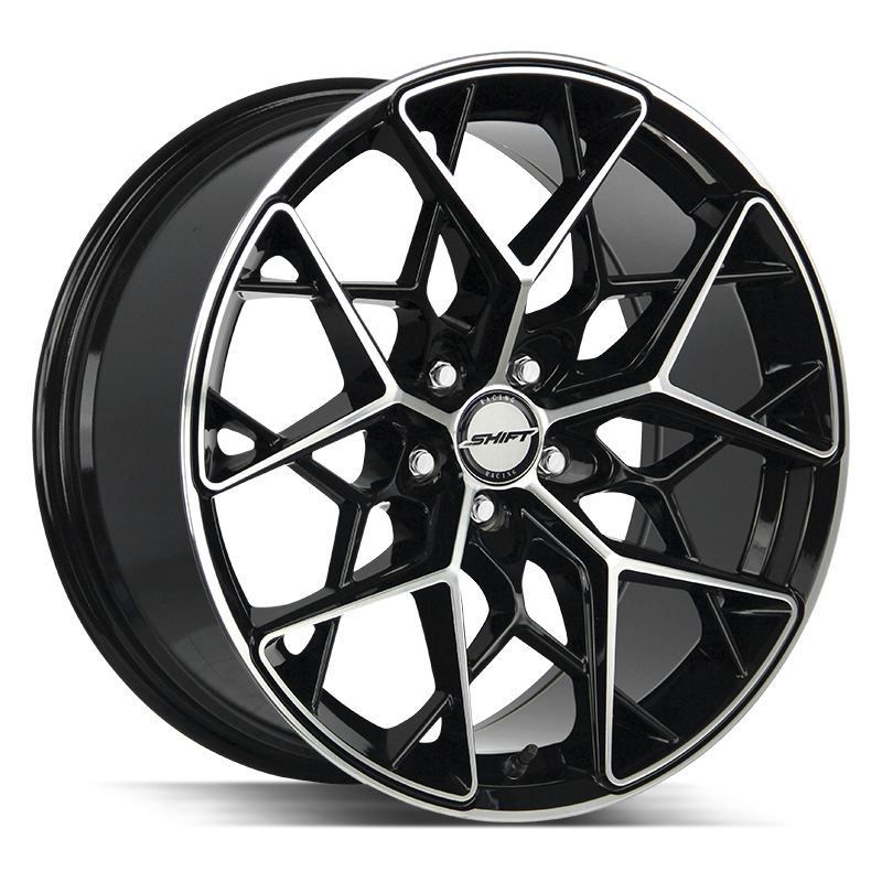 Shift Wheels H35 Piston Gloss Black Machined - Wheels Outlet