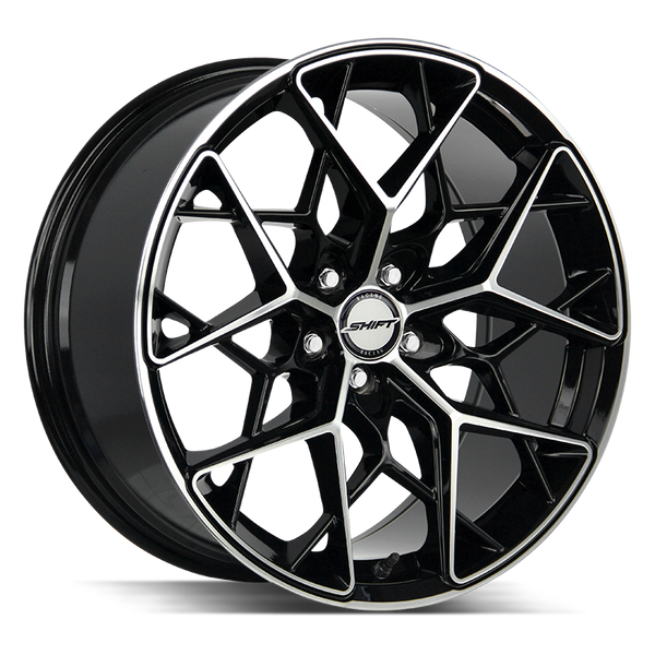 Shift Wheels H35 Piston Gloss Black Machined - Wheels Outlet