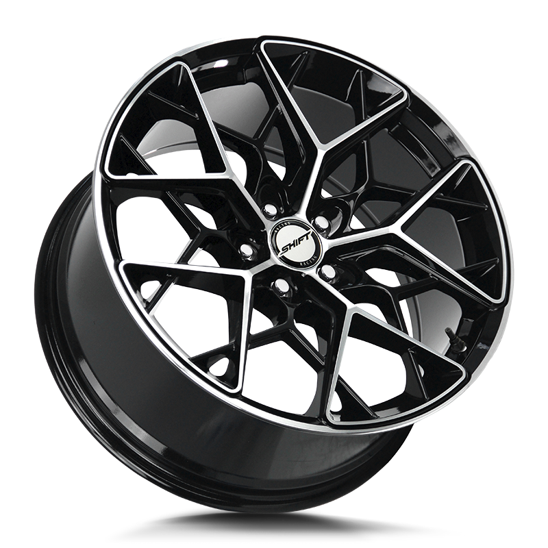 Shift Wheels H35 Piston Gloss Black Machined - Wheels Outlet