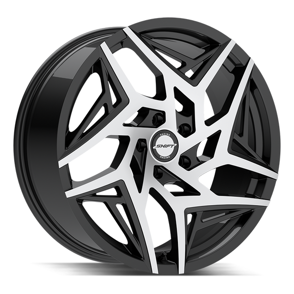 Shift Wheels H36 Valve Gloss Black Machined - Wheels Outlet