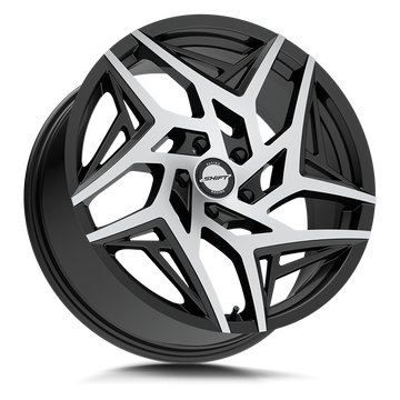Shift Wheels H36 Valve Gloss Black Machined - Wheels Outlet