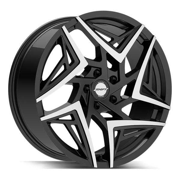 Shift Wheels H36 Valve Gloss Black Machined Tips - Wheels Outlet