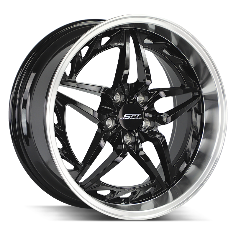 Shift Wheels HF37 Injector Black Polished Lip - Wheels Outlet