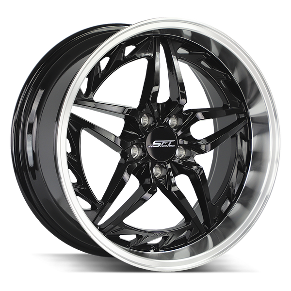 Shift Wheels HF37 Injector Black Polished Lip - Wheels Outlet