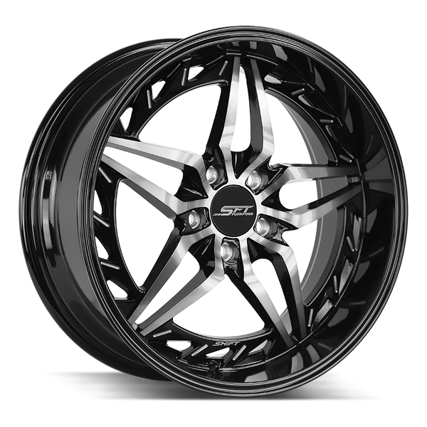 Shift Wheels HF37 Injector Gloss Black Machined - Wheels Outlet