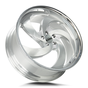 Strada Classics Wheels C05 Retro 5 Brushed Face Silver Milled SS Lip - Wheels Outlet