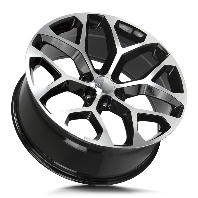 Strada OE Replica Wheels R176 Snowflake Gloss Black Machined - Wheels Outlet