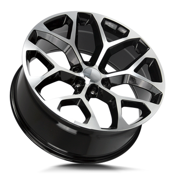 Strada OE Replica Wheels R176 Snowflake Gloss Black Machined - Wheels Outlet