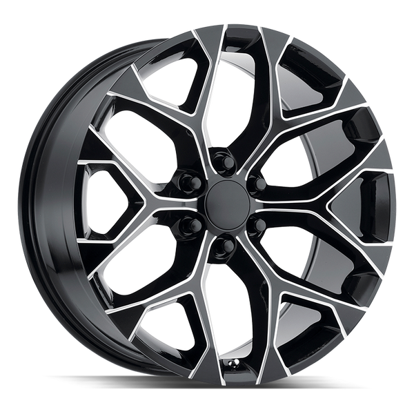 Strada OE Replica Wheels R176 Snowflake Gloss Black Milled - Wheels Outlet