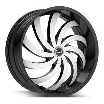 Strada Wheels G04 Flame Gloss Black Machined - Wheels Outlet