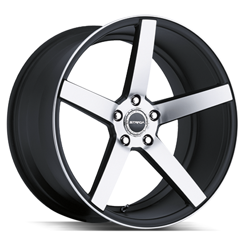 Strada Wheels SF35 Perfetto Gloss Black Machined - Wheels Outlet