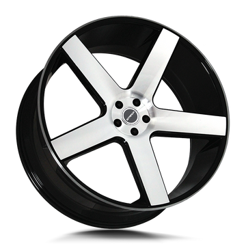 Strada Wheels SF35 Perfetto Gloss Black Machined - Wheels Outlet