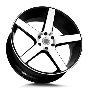 Strada Wheels SF35 Perfetto Gloss Black Machined - Wheels Outlet