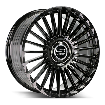 Strada Wheels SF68 Martello Gloss Black - Wheels Outlet