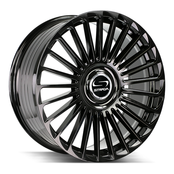 Strada Wheels SF68 Martello Gloss Black - Wheels Outlet