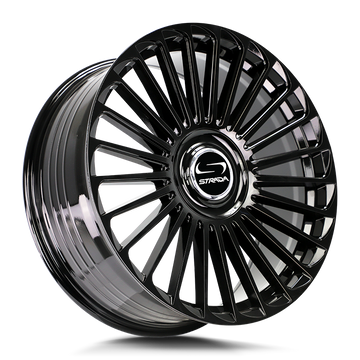 Strada Wheels SF68 Martello Gloss Black - Wheels Outlet
