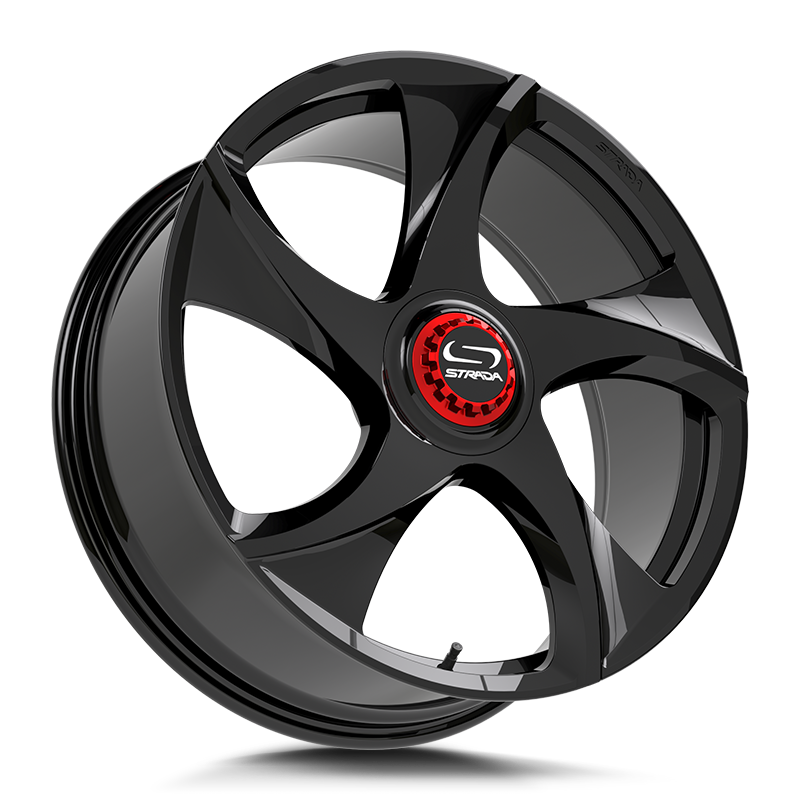 Strada Wheels SF69 Vino Gloss Black - Wheels Outlet
