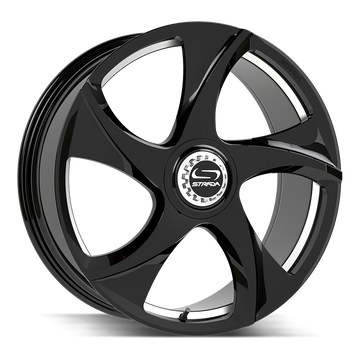 Strada Wheels SF69 Vino Gloss Black Milled - Wheels Outlet