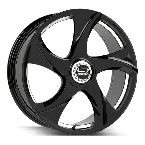 Strada Wheels SF69 Vino Gloss Black Milled - Wheels Outlet