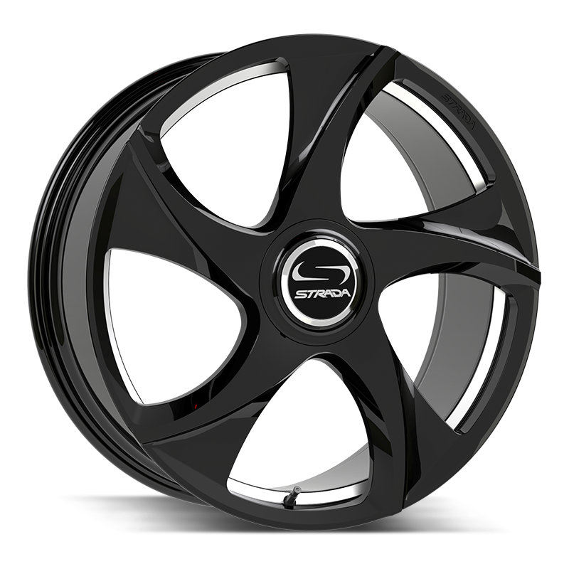 Strada Wheels SF69 Vino Gloss Black Milled - Wheels Outlet