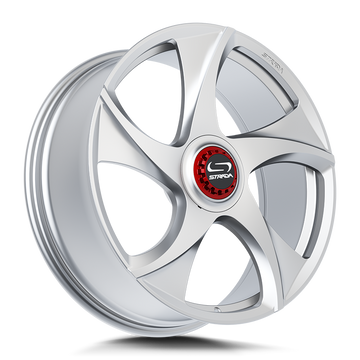 Strada Wheels SF69 Vino Platinum Silver - Wheels Outlet