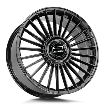 Strada Wheels SF71 Spaghetti Gloss Black - Wheels Outlet